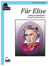 Fur Elise piano sheet music cover